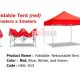 Foldable Retractable Tent